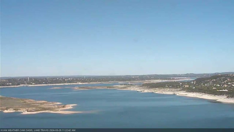 Lake Travis webcam, March 26, 2024 11:25 AM CT