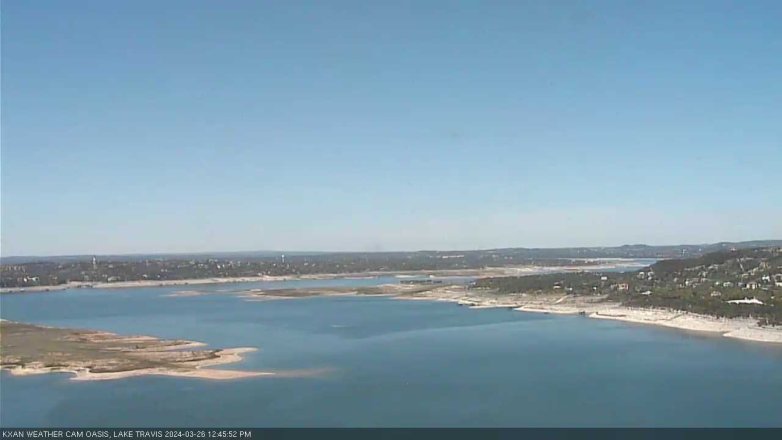 Lake Travis webcam, March 26, 2024 12:45 PM CT