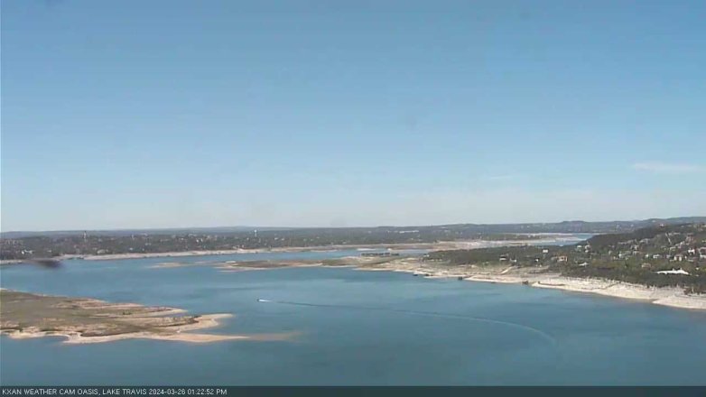 Lake Travis webcam, March 26, 2024 1:25 PM CT