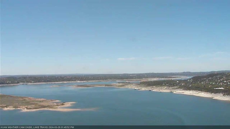 Lake Travis webcam, March 26, 2024 1:45 PM CT