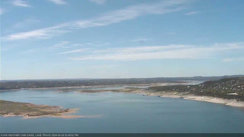 Lake Travis webcam, March 26, 2024 2:45 PM CT