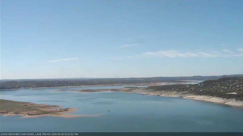 Lake Travis webcam, March 26, 2024 3:25 PM CT