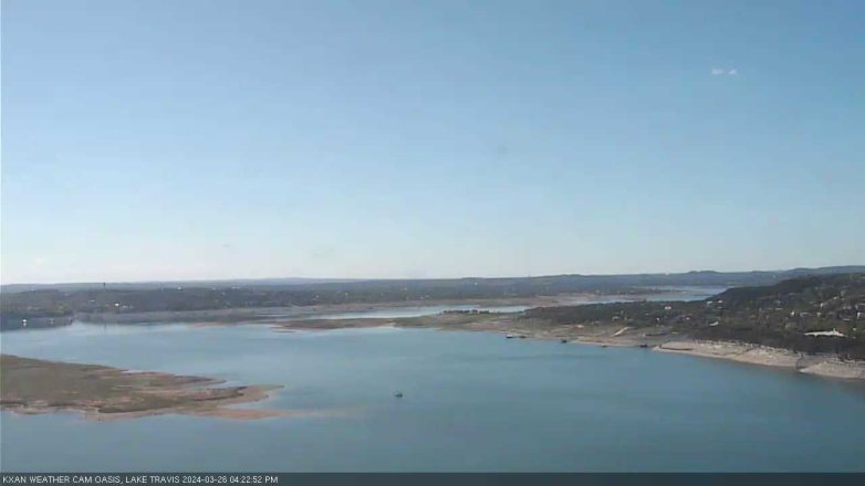 Lake Travis webcam, March 26, 2024 4:25 PM CT