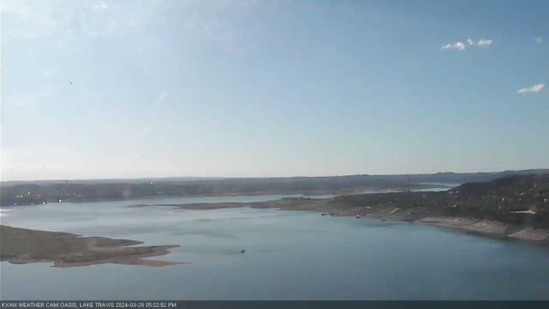 Lake Travis webcam, March 26, 2024 5:25 PM CT