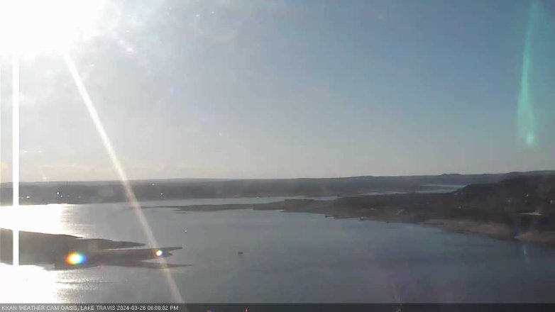 Lake Travis webcam, March 26, 2024 6:00 PM CT