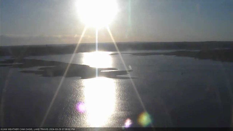 Lake Travis webcam, March 26, 2024 7:00 PM CT