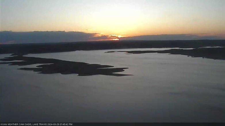 Lake Travis webcam, March 26, 2024 7:45 PM CT
