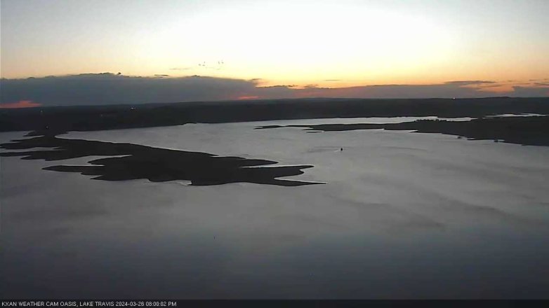 Lake Travis webcam, March 26, 2024 8:00 PM CT