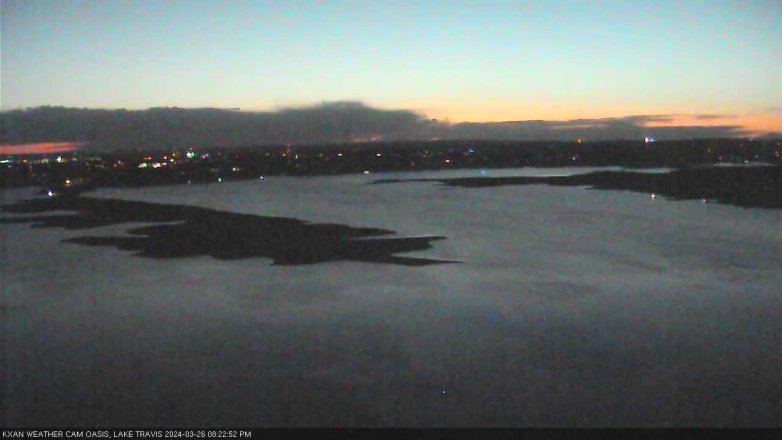 Lake Travis webcam, March 26, 2024 8:25 PM CT