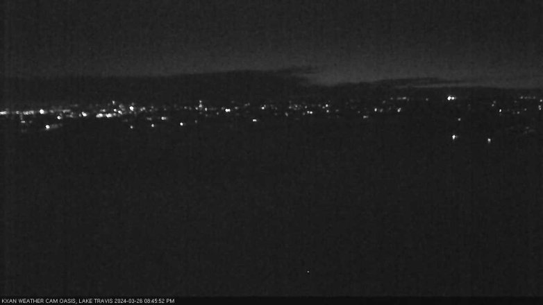Lake Travis webcam, March 26, 2024 8:45 PM CT