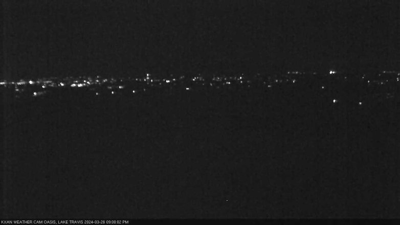 Lake Travis webcam, March 26, 2024 9:00 PM CT