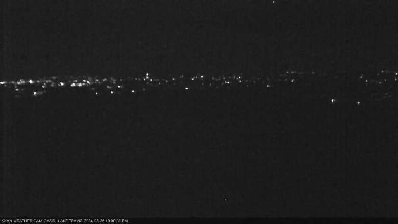 Lake Travis webcam, March 26, 2024 10:00 PM CT