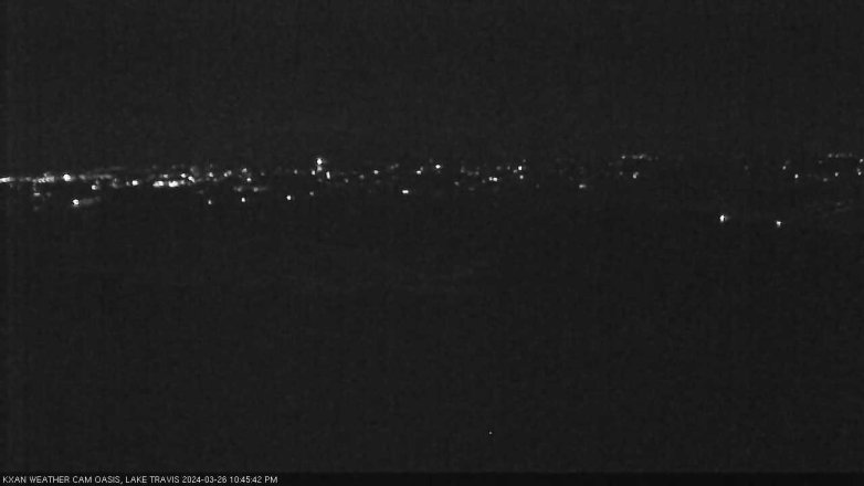 Lake Travis webcam, March 26, 2024 10:45 PM CT
