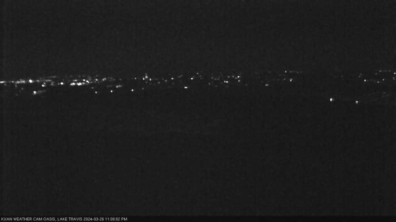 Lake Travis webcam, March 26, 2024 11:00 PM CT