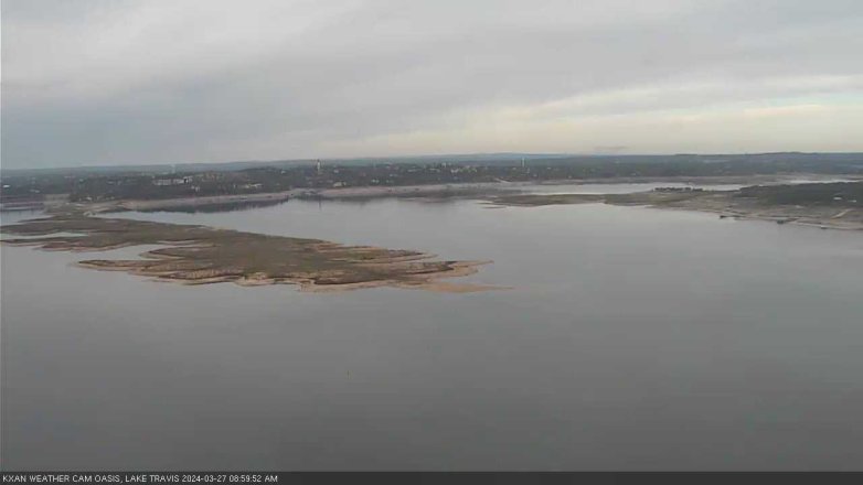 Lake Travis webcam, March 27, 2024 9:00 AM CT