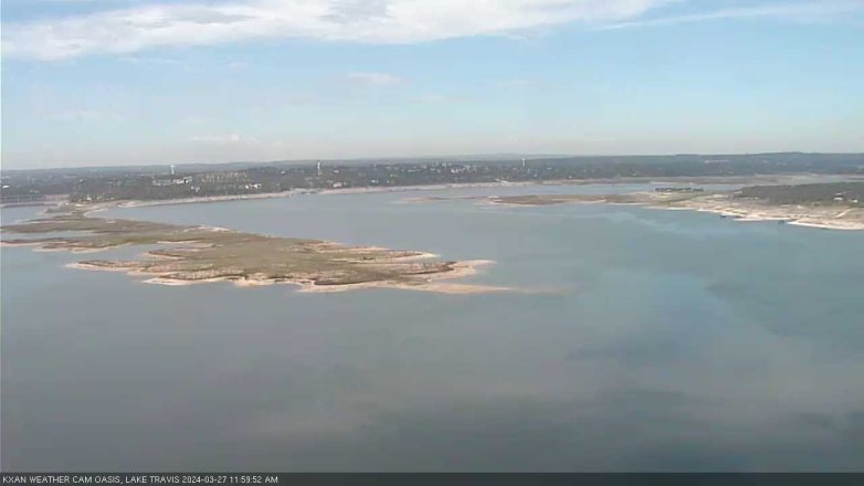 Lake Travis webcam, March 27, 2024 12:00 PM CT