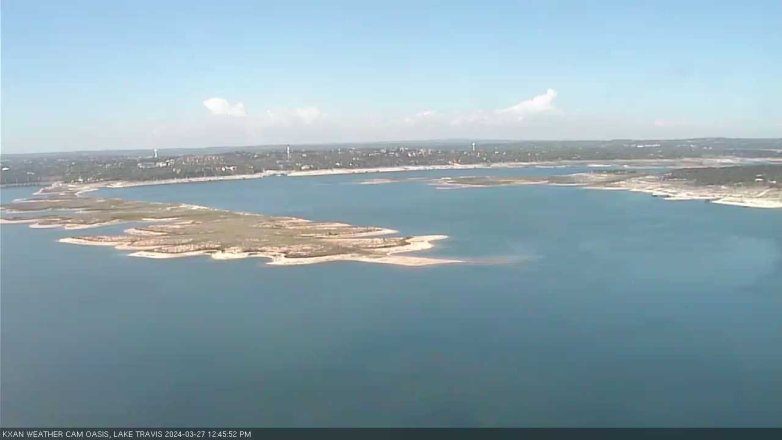 Lake Travis webcam, March 27, 2024 12:45 PM CT