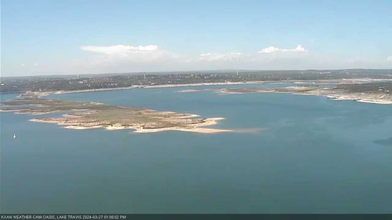Lake Travis webcam, March 27, 2024 1:00 PM CT