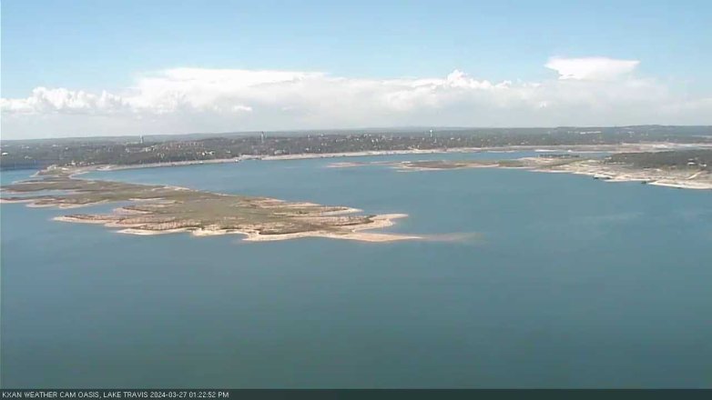 Lake Travis webcam, March 27, 2024 1:25 PM CT