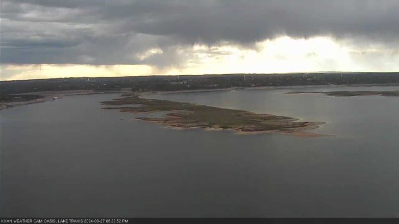 Lake Travis webcam, March 27, 2024 6:25 PM CT