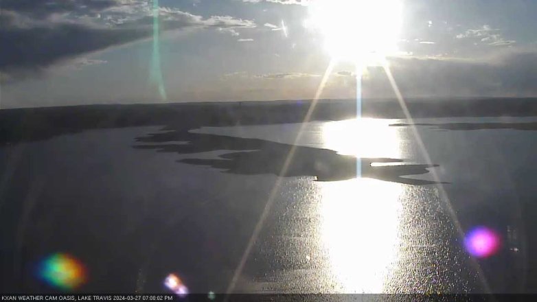 Lake Travis webcam, March 27, 2024 7:00 PM CT