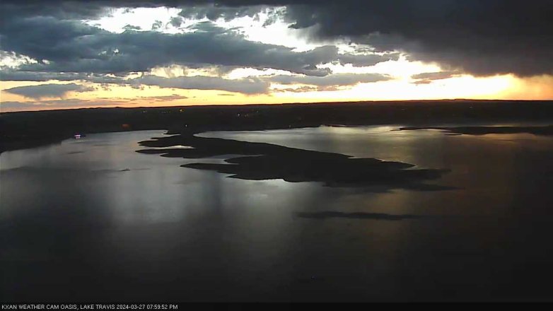 Lake Travis webcam, March 27, 2024 8:00 PM CT