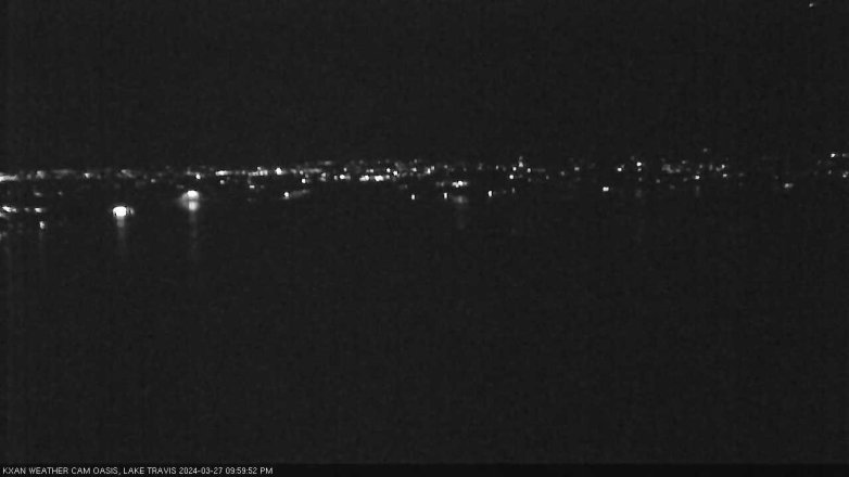 Lake Travis webcam, March 27, 2024 10:00 PM CT