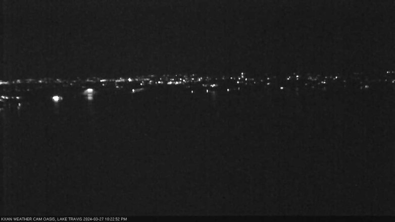 Lake Travis webcam, March 27, 2024 10:25 PM CT