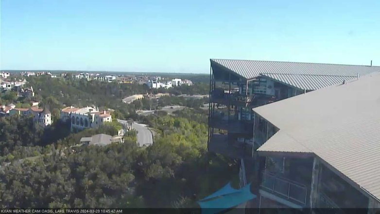 Lake Travis webcam, March 28, 2024 10:45 AM CT