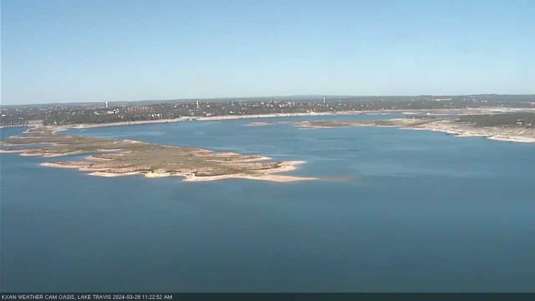 Lake Travis webcam, March 28, 2024 11:25 AM CT