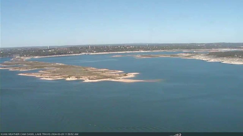 Lake Travis webcam, March 28, 2024 12:00 PM CT