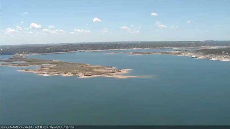 Lake Travis webcam, March 28, 2024 2:00 PM CT