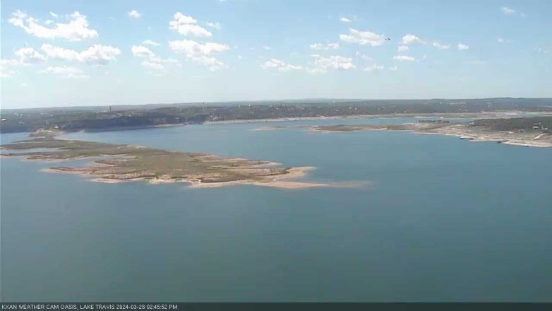 Lake Travis webcam, March 28, 2024 2:45 PM CT