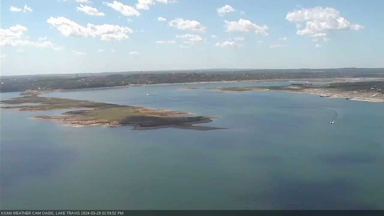 Lake Travis webcam, March 28, 2024 3:00 PM CT