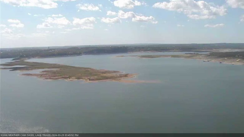 Lake Travis webcam, March 28, 2024 3:45 PM CT