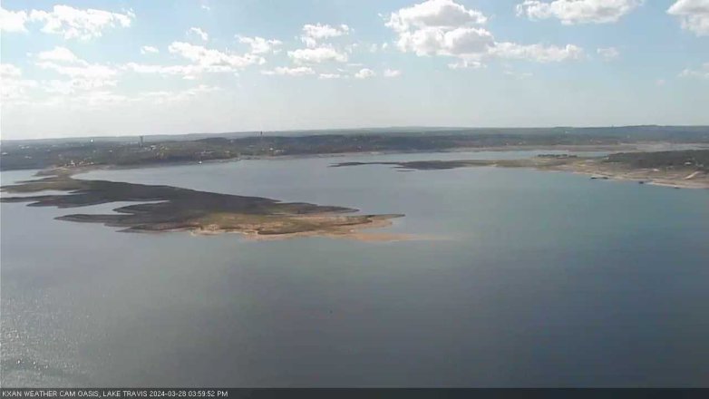 Lake Travis webcam, March 28, 2024 4:00 PM CT