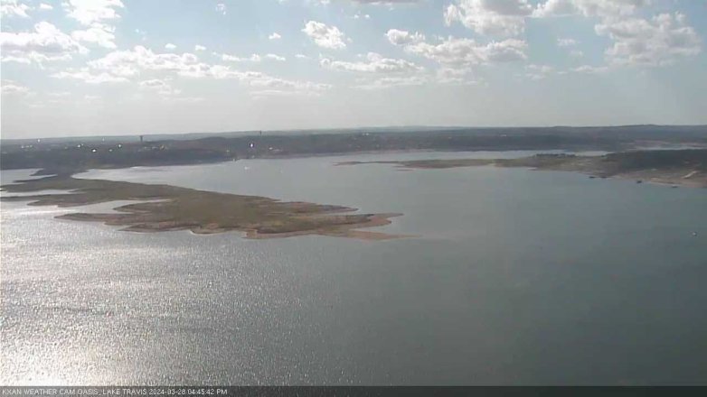 Lake Travis webcam, March 28, 2024 4:45 PM CT