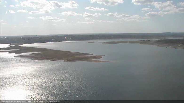 Lake Travis webcam, March 28, 2024 5:00 PM CT