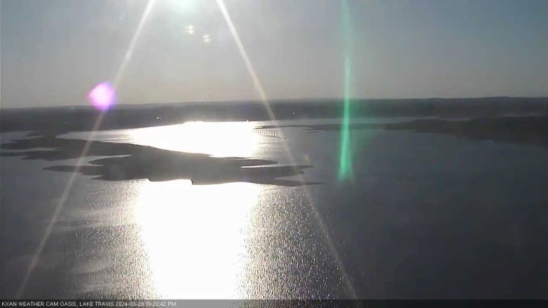Lake Travis webcam, March 28, 2024 6:25 PM CT