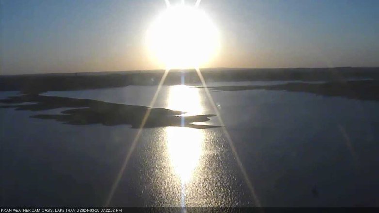 Lake Travis webcam, March 28, 2024 7:25 PM CT