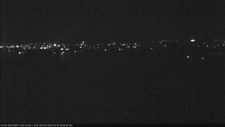 Lake Travis webcam, March 28, 2024 9:00 PM CT