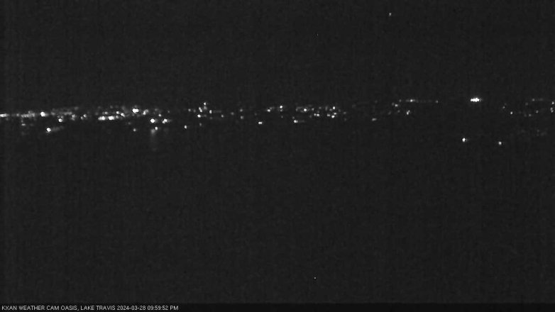 Lake Travis webcam, March 28, 2024 10:00 PM CT