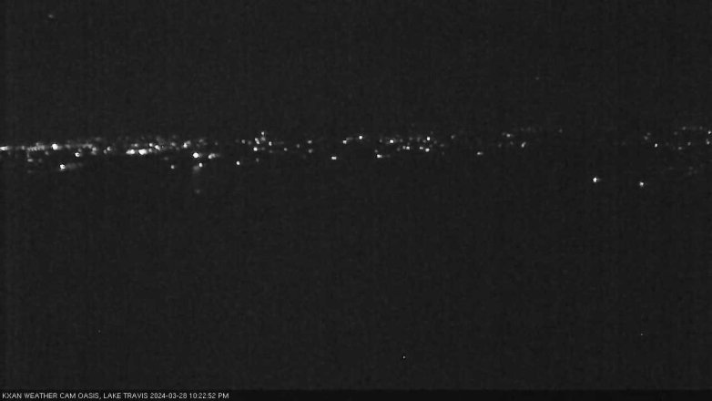 Lake Travis webcam, March 28, 2024 10:25 PM CT