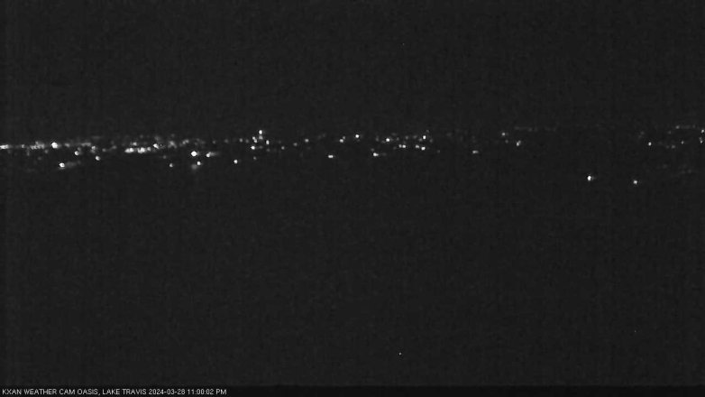 Lake Travis webcam, March 28, 2024 11:00 PM CT