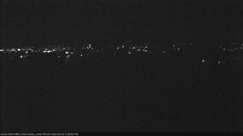 Lake Travis webcam, March 28, 2024 11:45 PM CT