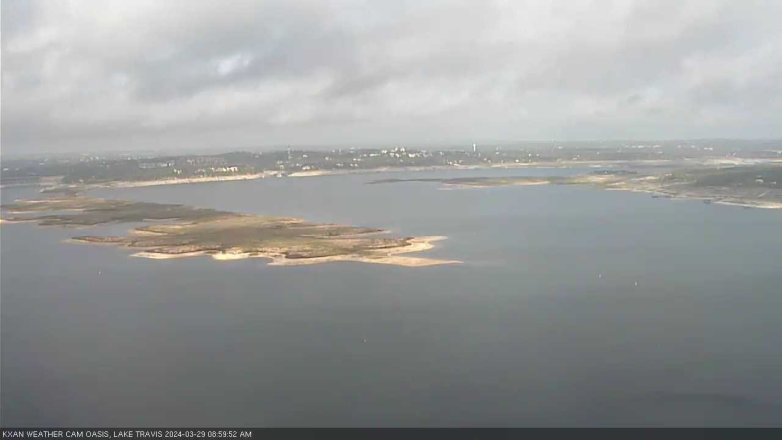 Lake Travis webcam, March 29, 2024 9:00 AM CT