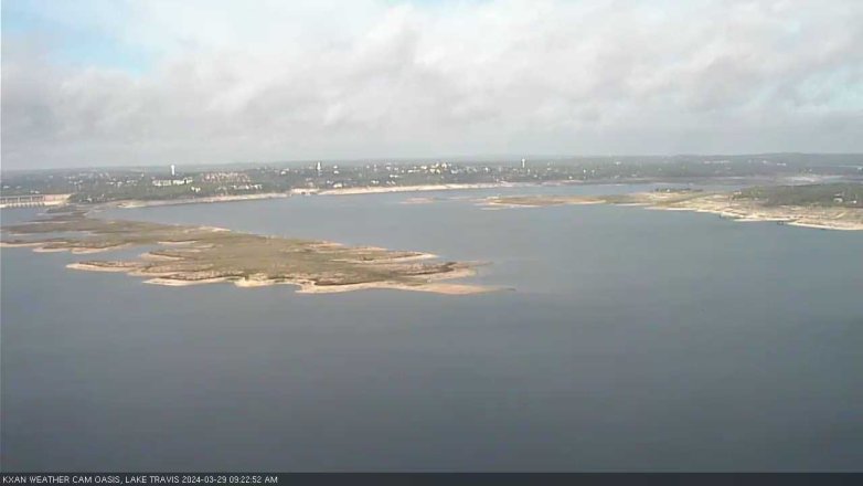Lake Travis webcam, March 29, 2024 9:25 AM CT