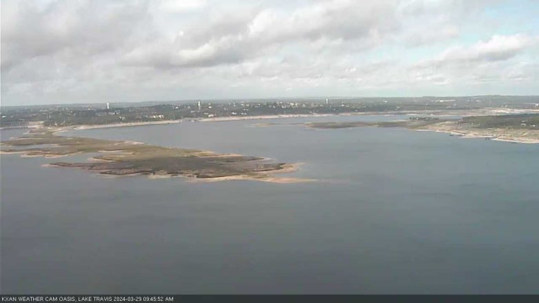 Lake Travis webcam, March 29, 2024 9:45 AM CT