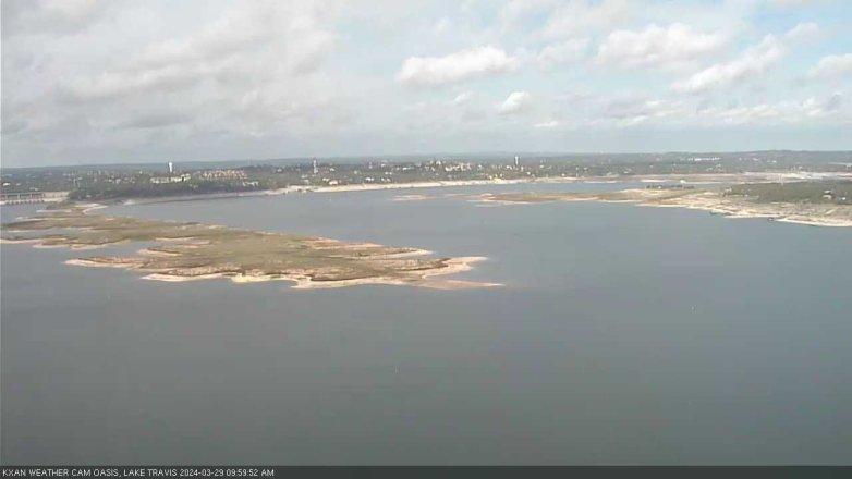 Lake Travis webcam, March 29, 2024 10:00 AM CT