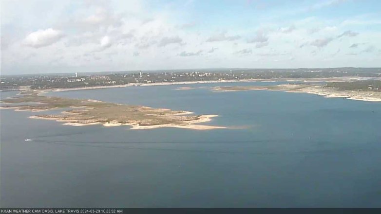 Lake Travis webcam, March 29, 2024 10:25 AM CT